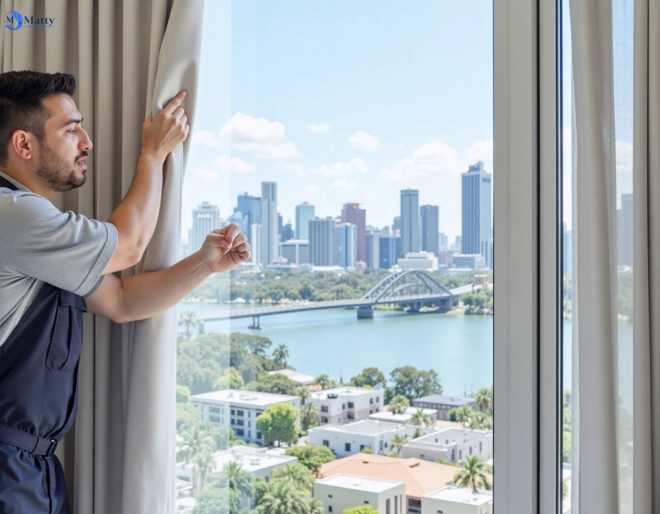 Professional curtain steam cleaning service watergardens-vic QLD by Matty Curtain Cleaning